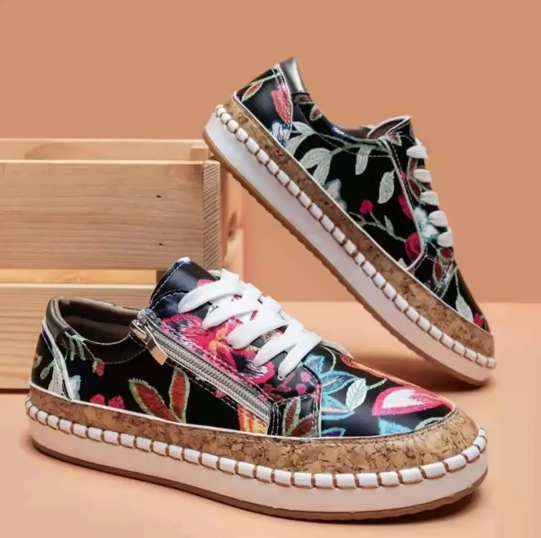 Avery™ - Stylish Botanical Shoes