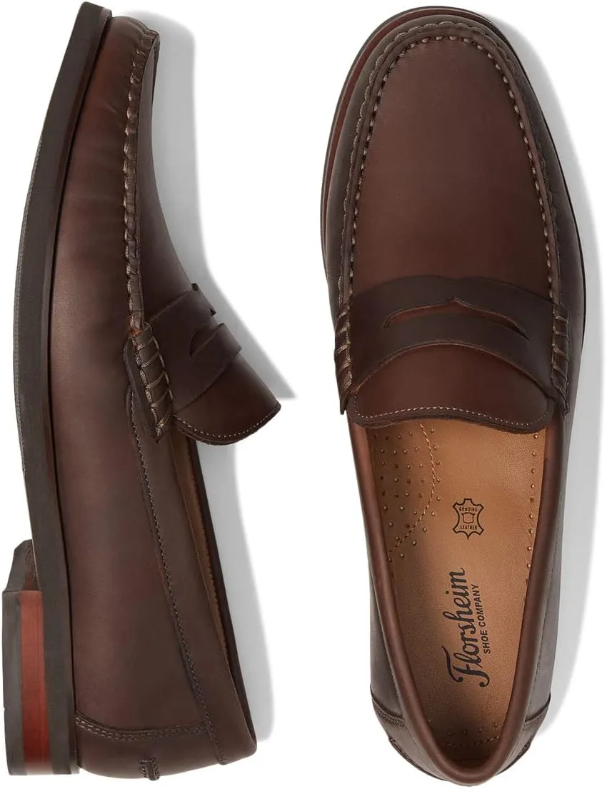 Berkley Flex Penny Loafer Florsheim Brown Crazy Horse