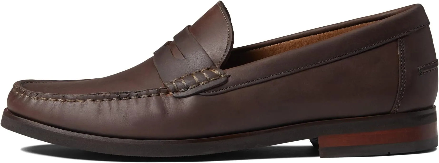 Berkley Flex Penny Loafer Florsheim Brown Crazy Horse