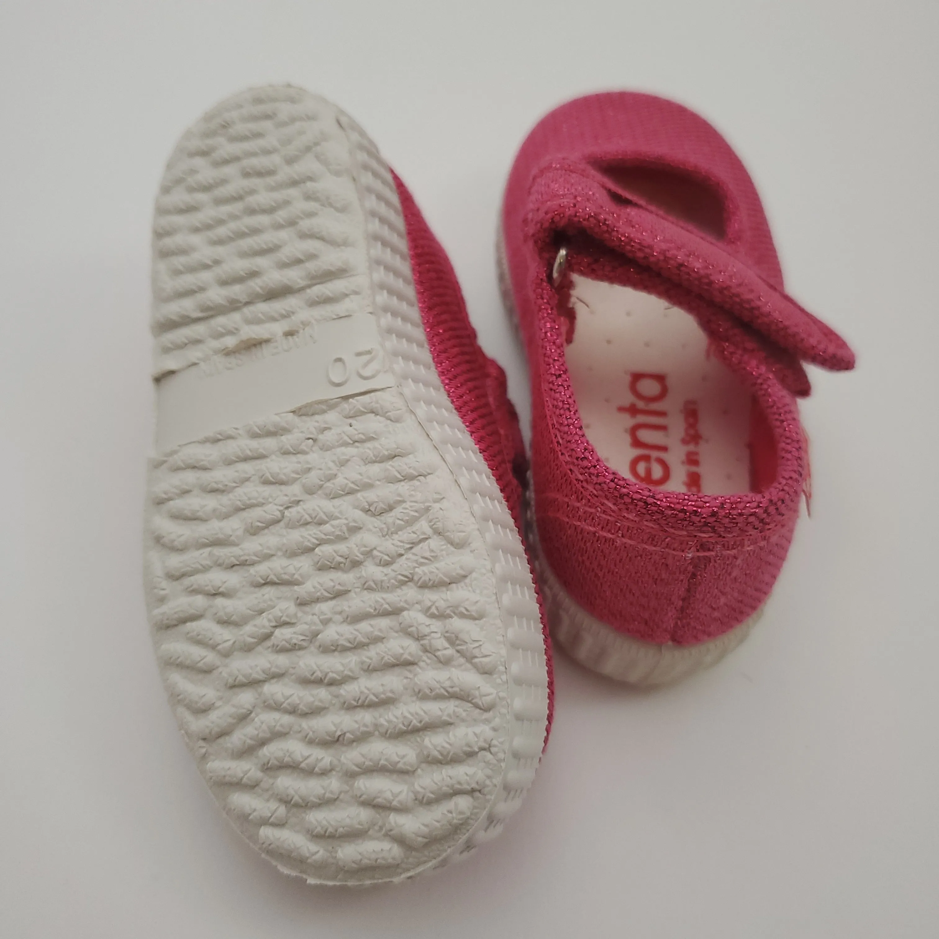 Cienta Canvas Mary Jane in  Sparkle, 56013