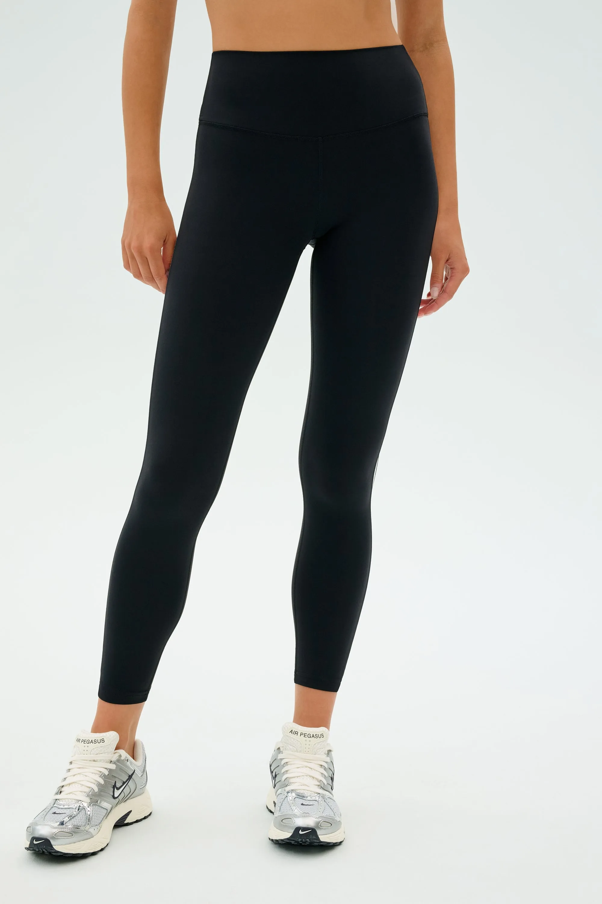 Clare High Waist Rigor 7/8 - Black/White