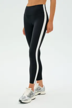 Clare High Waist Rigor 7/8 - Black/White